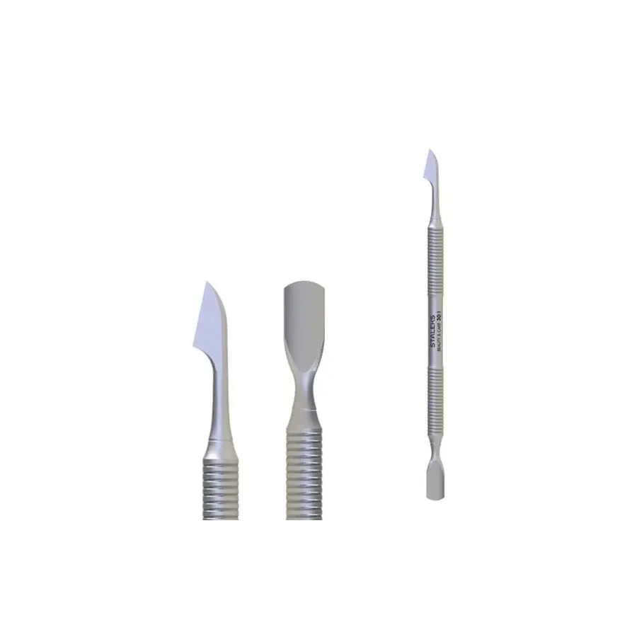 Staleks / Лопатка манікюрна / BEAUTY & CARE 30 TYPE 1 / заокруглений пушер+сокирка