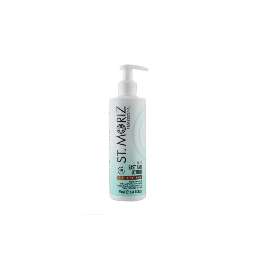 St.Moriz Pro / Автобронзат-лосьйон для автозасмаги / Fast Tan Lotion / 200 мл