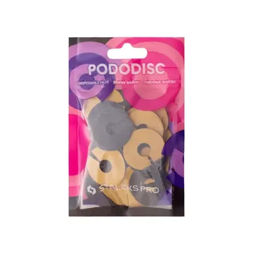 Staleks /  Змінні файл-кільце для педикюрного диску / PODODISC / L 80 білі