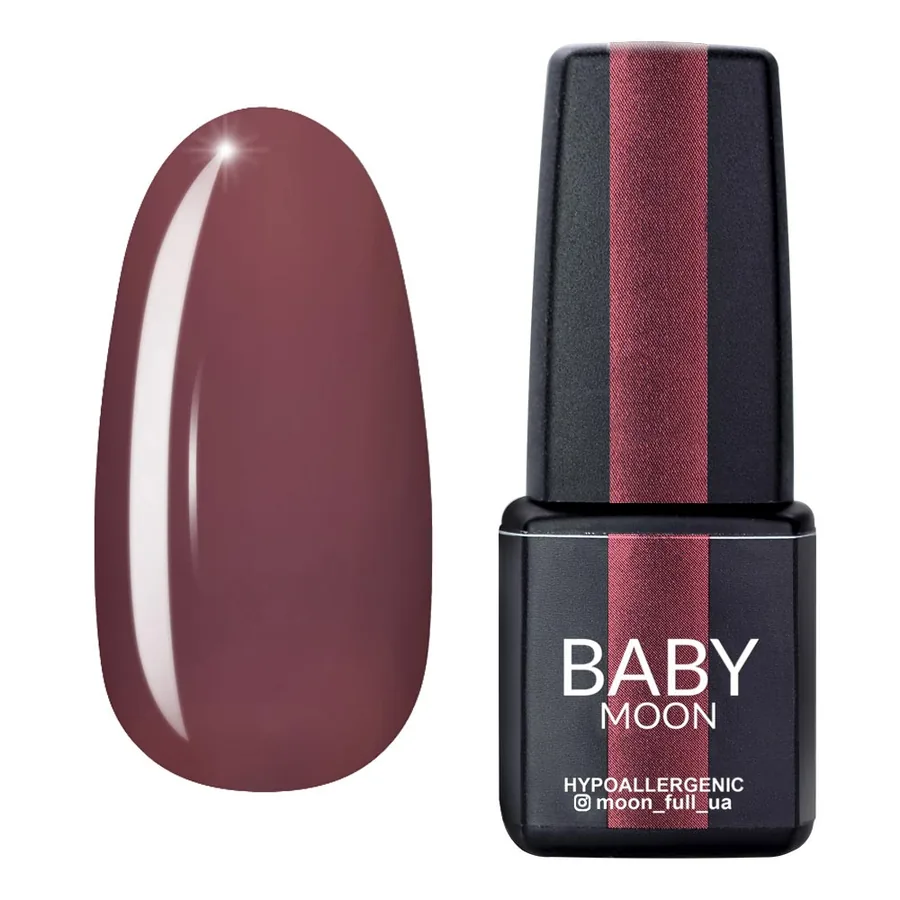 BABY MOON / Гель-лак Burgundy №002 / 6 мл