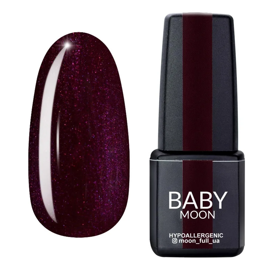BABY MOON / Гель-лак Burgundy №008 / 6 мл