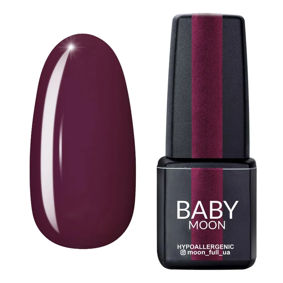 BABY MOON / Гель-лак Burgundy №004 / 6 мл