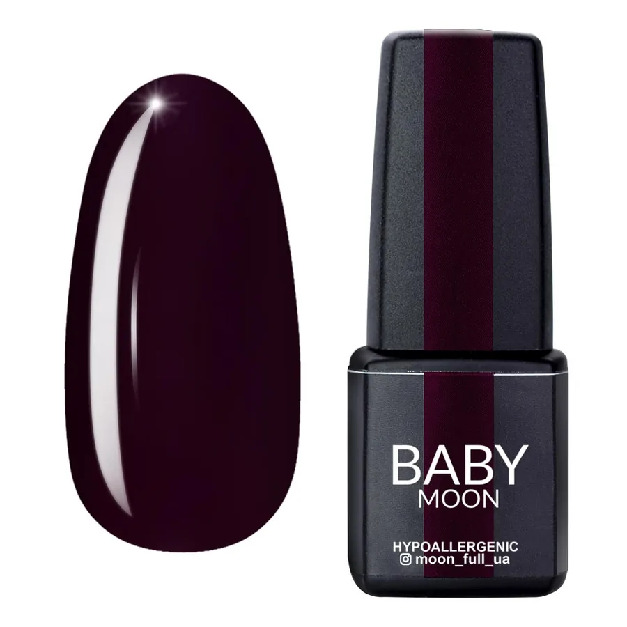 BABY MOON / Гель-лак Burgundy №010 / 6 мл