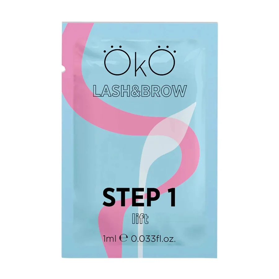 OKO / Засіб для ламінування вій та брів STEP 1 LIFT / 1 мл / саше