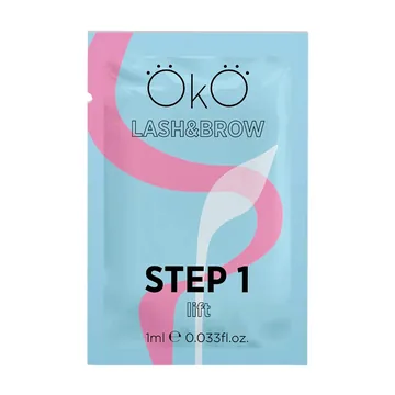 OKO / Засіб для ламінування вій та брів STEP 1 LIFT / 1 мл / саше