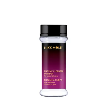 Nikk Mole / Enzyme Cleanser Powder 3 в 1 / Ензимна очищуюча пудра для брів та вій / 50 г