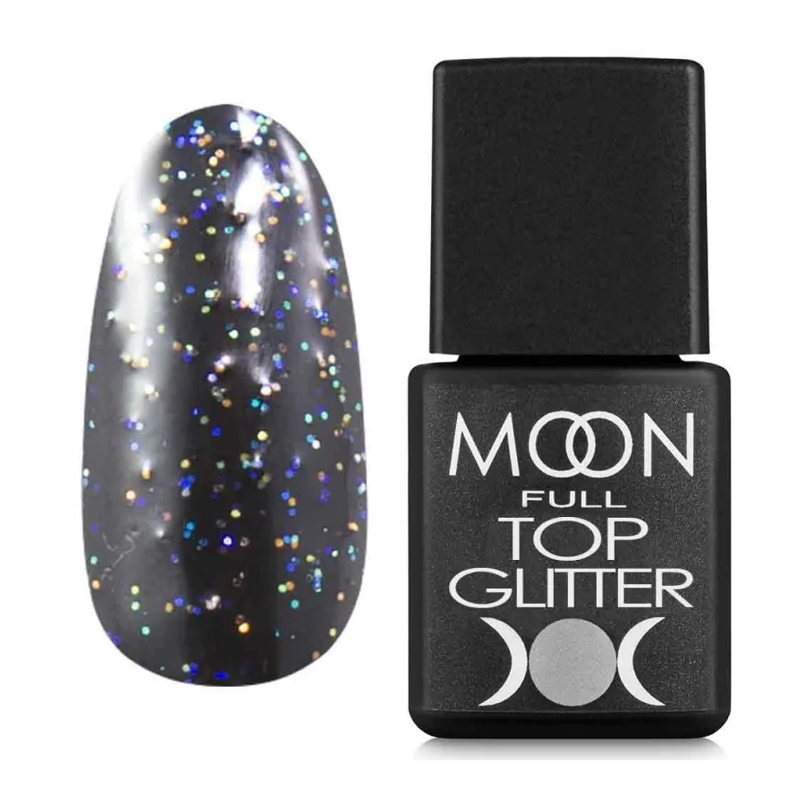 MOON FULL / Top glitter №1 Rainbow / 8мл