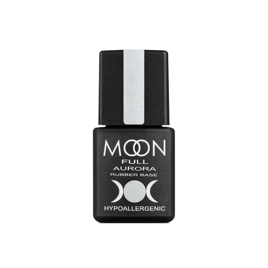 MOON FULL / Aurora Shimmer Rubber Base №2005 / рожева з шимером