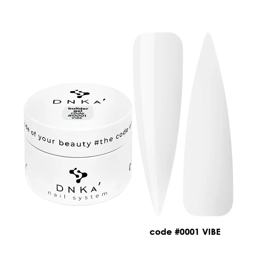 DNK'a / Builder Gel #0001 / Vibe / прозорий