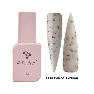 DNK'a / Cover Base #0037А / Supreme / сіро-рожевий з крихтами / 12 мл