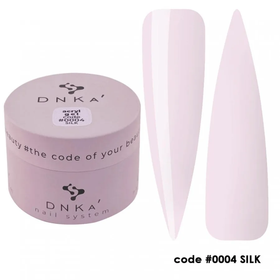 DNK'a / Acryl Gel #0004 Silk / ніжно-рожевий / 30 мл