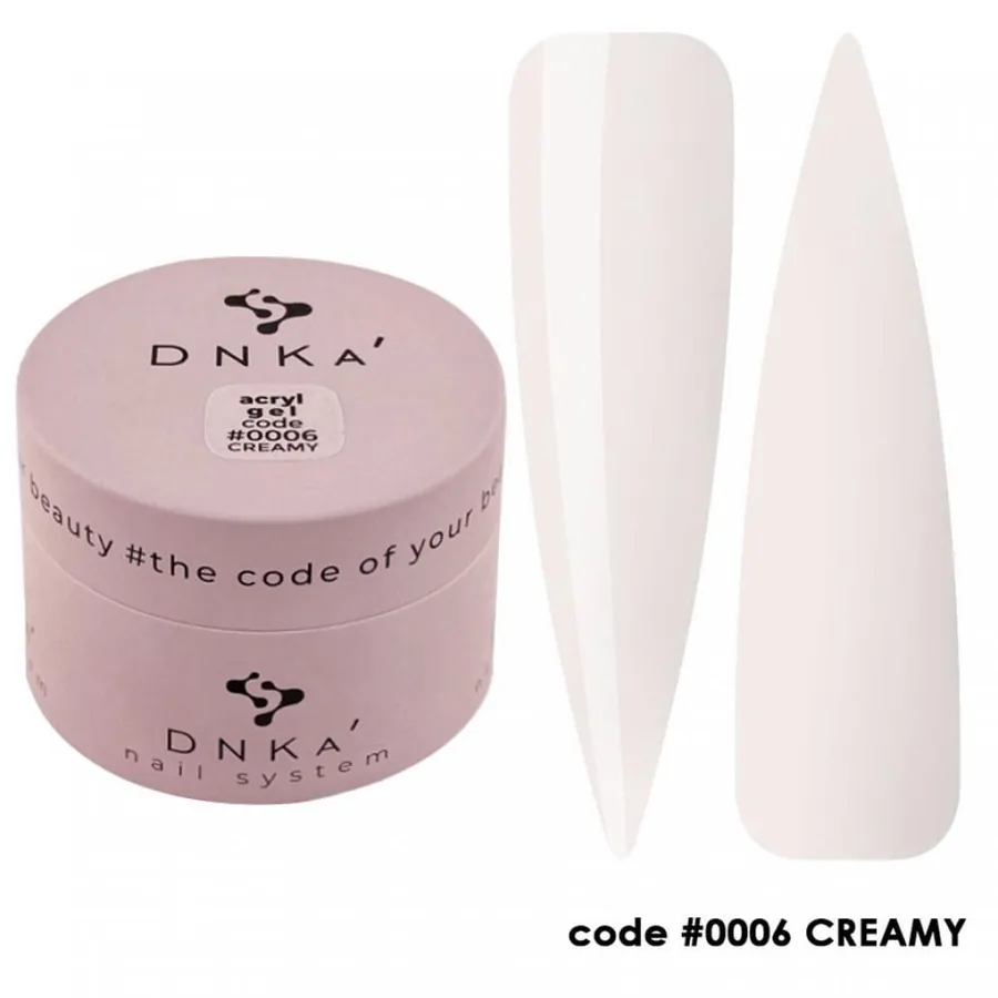 DNK'a / Acryl Gel #0006 Creamy / світло-бежевий / 30 мл