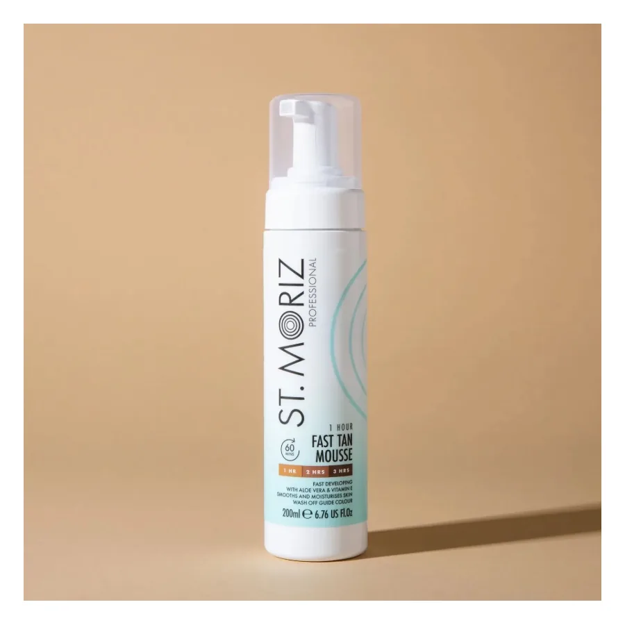 St.Moriz /Автобронзат-мус для експрес засмаги Fast Tan / 200 мл