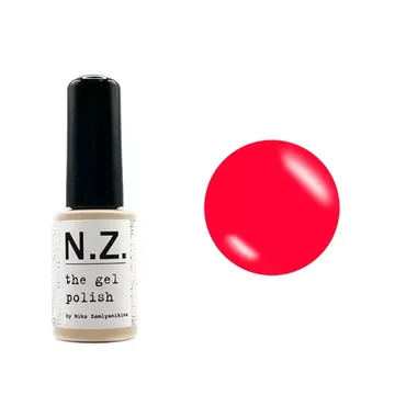 Nika Zemlyanikina / Gel Polish #44 / яскравий червоно-помаранчевий / 6 мл